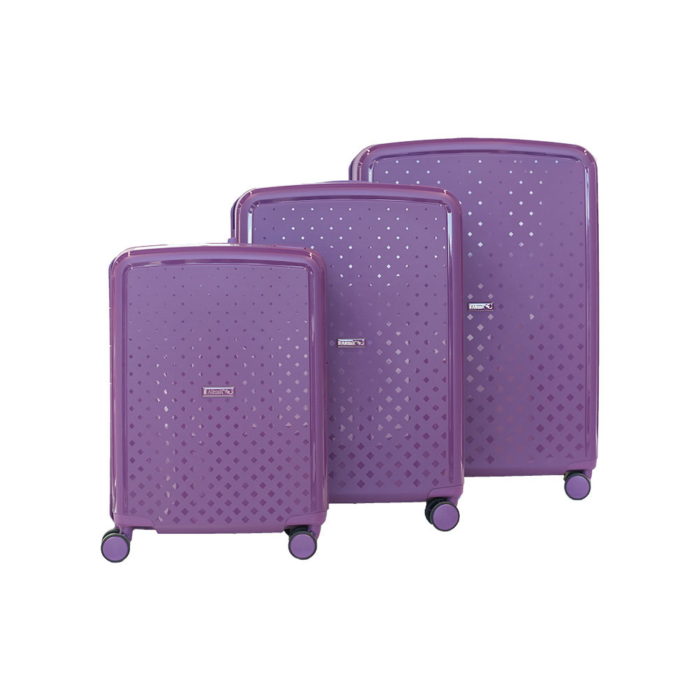 Alezar Premium matkalaukkusetti violetti (20